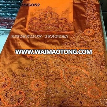 Newest george wrappers african lace silk indian george fabric