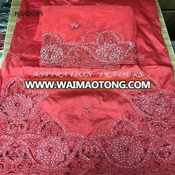 New design african george lace fabric for party wear