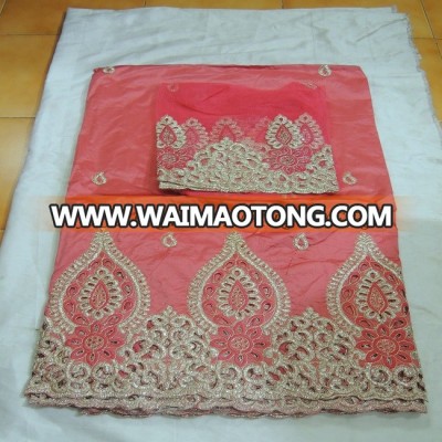 Latest design indian african lace embroidery beaded george